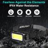 USB Rechargeable Headlamp Portable LED Headlight Built-in Battery Waterproof Head Flashlight Hiking Camping Head Front Torch