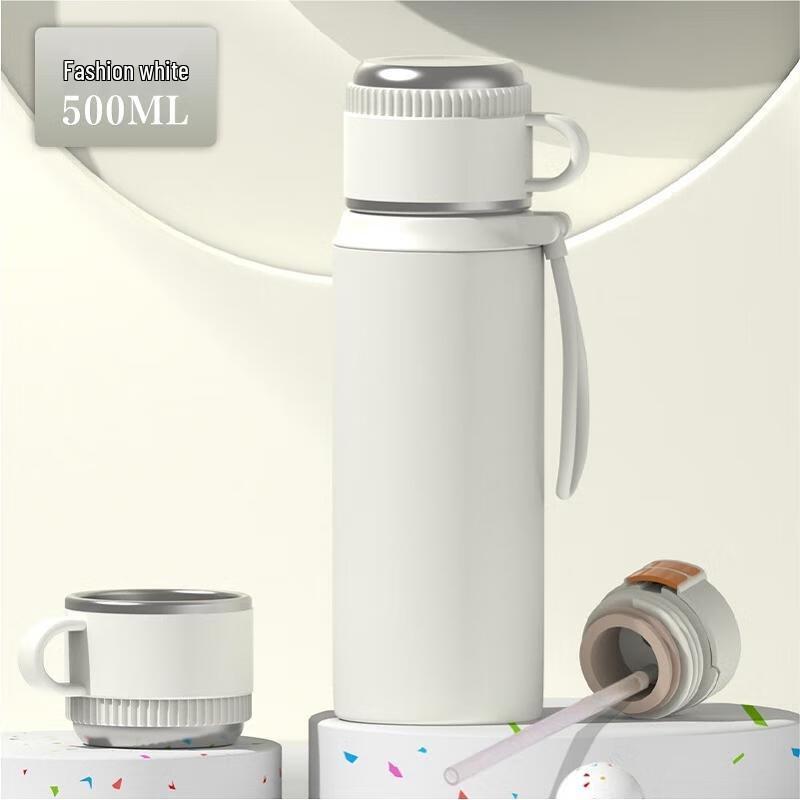 ZETAI 500ml Stainless Steel Insulated Thermos Cup