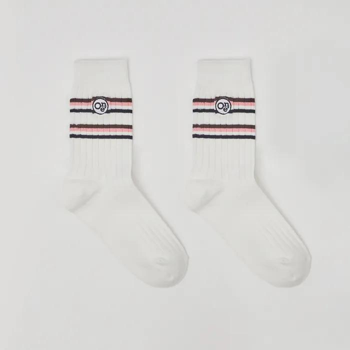 SOCKS MULTY STRIPE ONE. PINK
