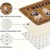 VIKAMA Cute Pomeranian Dog Mat - Soft and Slip-resistant Floor Mat for Bedroom, Kitchen Entrance, Carpet for Home Decoration