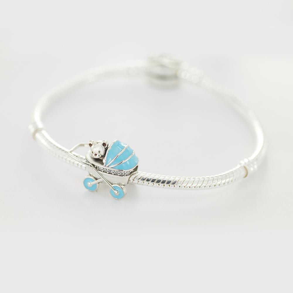 Charms for bracelet Silver 925 Bottle Car Bead Classic Jewelry For Women Diy Pendant Love Mother's Day Gift Heart bead Fashion