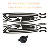 For Tesla Model S 2014-2020 Sedan Window Chrome Delete Blackout ABC Pillars Glossy Black StickersU