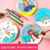 Hand-Painted DIY Art Paper Plates & Bowls for Kids