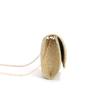 Women's Pleated Evening Clutch: Chain Crossbody Party Handbag & Wedding Makeup Bag
