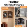 New Corner Double-sided Wall Clock Vintage Record Corner Clock Perpetual Calendar Electronic Decorative Wall Clock
