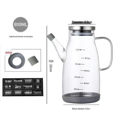 ZISIZ High Borosilicate Glass Ölspender Flaschen Set