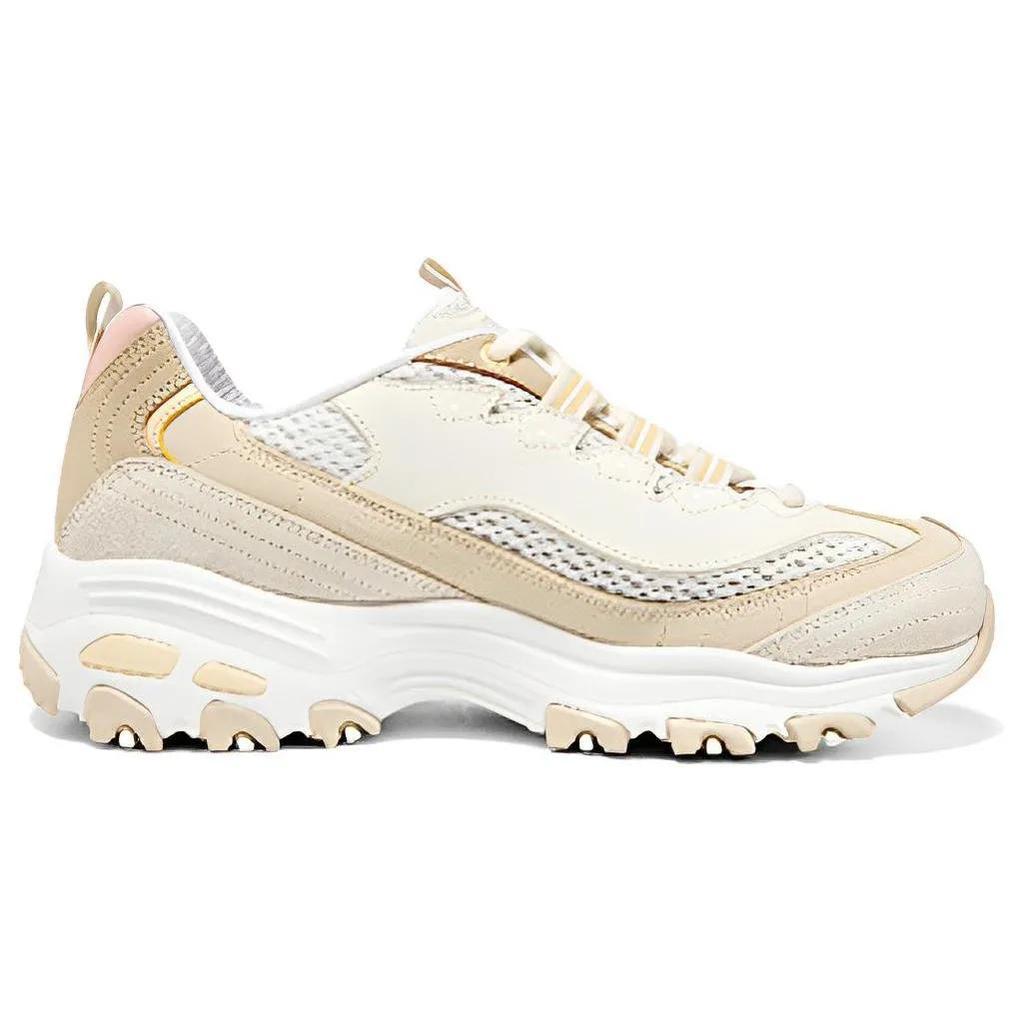 Skechers D'Lites 1.0 1.0 Litchi Bubble Ice , Little Ice Bear Synthetic Leather (Unisex) Chunky Sneakers 896209 OFWT