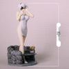 Anime Mechani-kai Nier 2B Bathing Scene 2D Beautiful Girl Figure Ornament