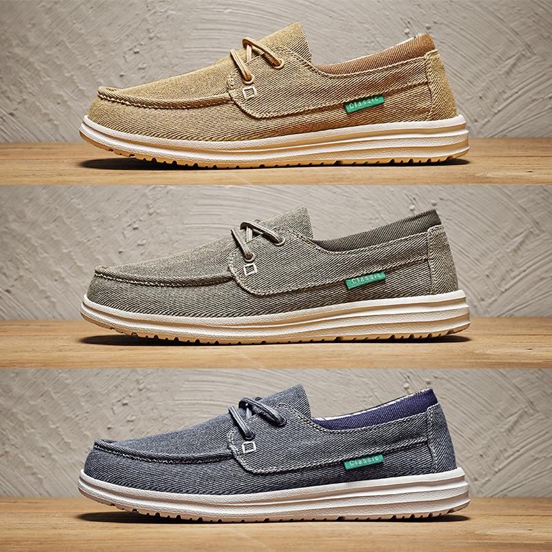 Spring Foreign Trade Large Size Men's 2024 New Versatile One-pedal Lazy Casual Loafers Cloth Shoes Are In Stock