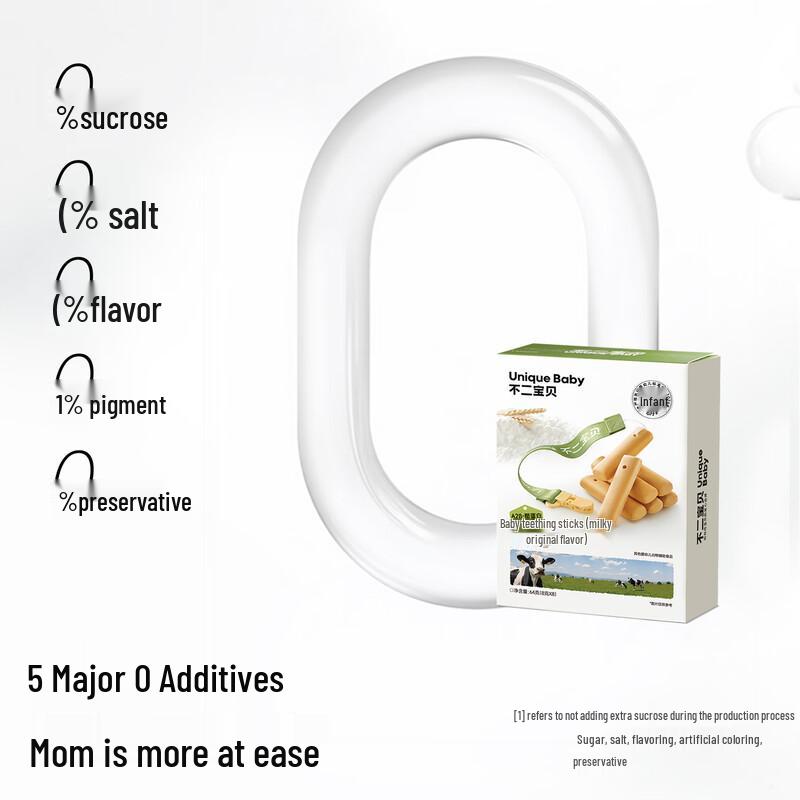 Fuer Baby High-Calcium Teething Biscuits with Anti-Drop Rope