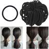 Pack of 100 Black Elastic Hair Bands, Secure Your Hair in Style Black Hair Tie