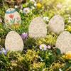 40pcs Easter Wooden Assorted Egg Shape Blank Wooden Ornaments Egg Shaped Blank Wood Pieces Easter Spring Home Hanging Decorative