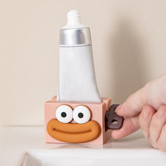 1/2Pcs Toothpaste Tube Squeezer Toothpaste Dispenser Cartoon Shape Easy to Use Toothpaste Clip Bathroom Decoration