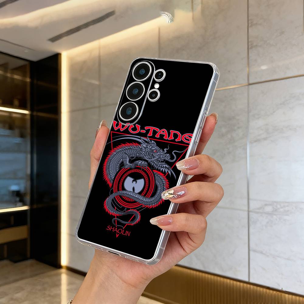 

Wu-Wu-T-Tang -Clan Clear Soft Silicone Phone Case forSamsung S25, S24, S21, S22, S23, S30, Ultra, S20, Plus Samsung S305G