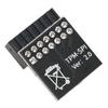 TPM 2.0 Encryption Security Module 14pin Strong Encryption TPM Processor Black TPM Module System Components for Asus