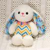 30cm New Simulation Striped Rabbit Doll Stuffed Plush Toy Cartoon Anime Cute Pillow Children's Birthday Gift Interesting Doll