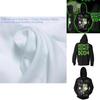 Invader Zim Kostüm Bedruckter Herren Reißverschluss Hoodie Sweatshirt Aus Bequemem Weichem Material