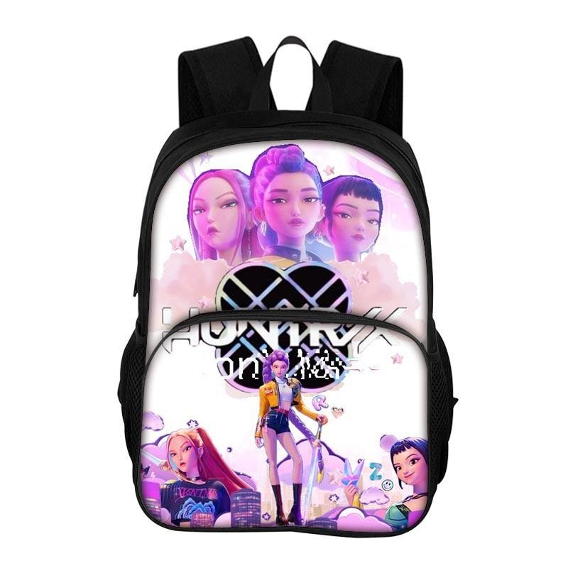 Hunter Witch Group Kpop Backpack With Breathable Polyester Durable Material For School Students