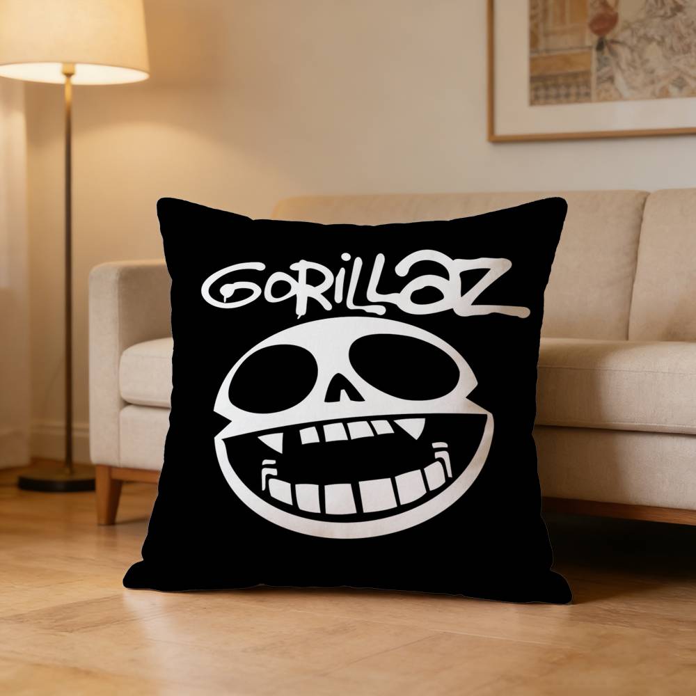 G-Gorillaz Rock Band Pillow Case Cushion Cover Throw Pillow Case For Car Sofa