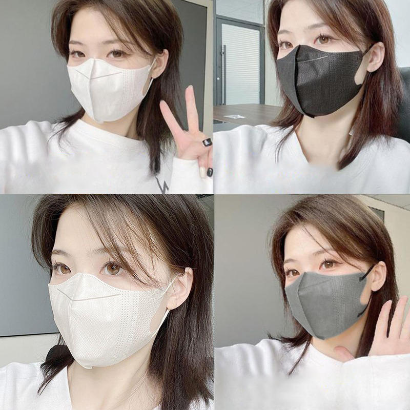 10 Stück Mode 3D Schutzmasken für Erwachsene, Bequem für den täglichen Gebrauch, Staubdicht, Atmungsaktiv, Gesichtsschutzmaske