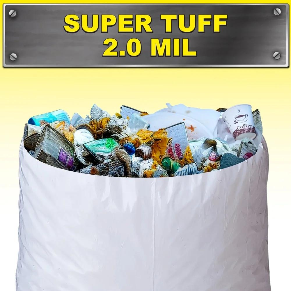 Heavy Duty Compactor Trash Bags 20 Gallon 20 Count Odor Control Twist Tie Closure Fresh Scent Large Durable Garbage Bags