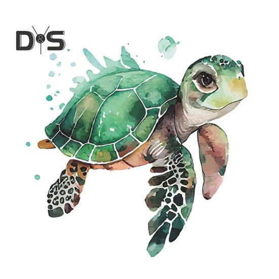 

Наклейка на унитаз с изображением морской черепахи, съемная самоклеящаяся водостойкая ПВХ для гостиной, ванной комнаты, стены искусства, украшение для крышки унитаза с животными Tortoise