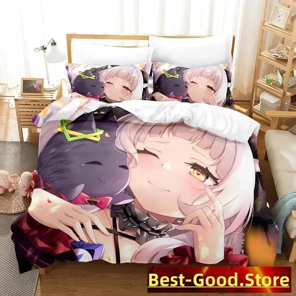 2023 Murasaki Shion Bedding Set Duvet Cover Sheet Printed Bed Set Pillowcase Bed Full Queen King Size Comforter Bedroom