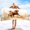 Horses Print Super Soft Beach Towels Oversized Microfiber Bath Towels Quick Dry Absorbent Towel for Adults Men Women Boy Girl