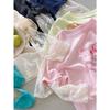 Girls Sweet Korean Style Fake Two Piece Lace Patchwork Short Sleeve T Shirt