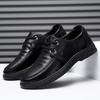 Men's shoes Flat shoes Walking shoes Lazy simple soft-soled men's casual leather shoes