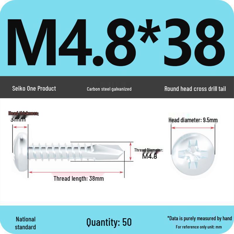 National Standard Hardened Galvanized Phillips Self-Drilling Self-Tapping Screws for Sheet Metal