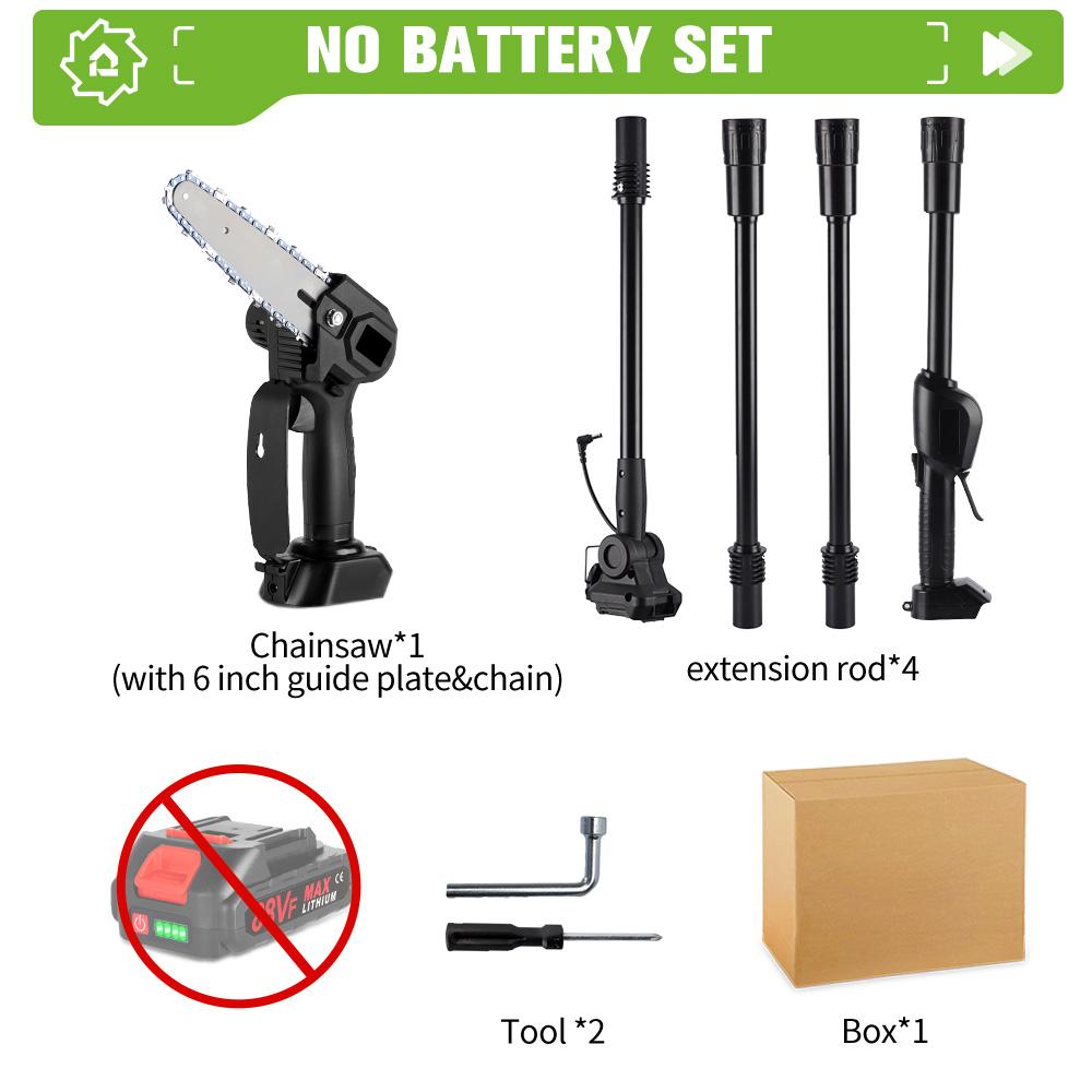 

3500 Вт 2,25 м аккумуляторная электрическая высокая пила для веток телескопическая цепная пила секатор домашний садовый инструмент для обрезки для Makita 18 В аккумулятор