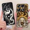For Motorola Signature Cool Dragon Tiger Pattern Phone Case For Motorola Signature XT2603-2 Black Silicone Soft Covers Bumpers