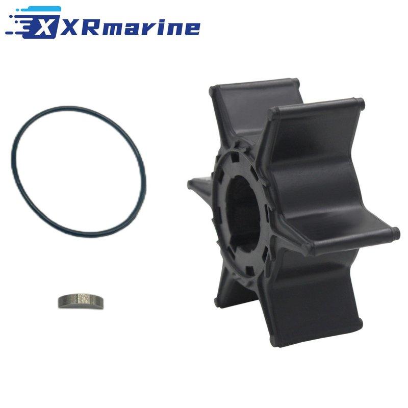 6L2-44352 Water Pump Impeller with Oring and Key for Yamaha 2 & 4 Stroke 20HP 25HP Outboard 6L2-44352-00 18-3065