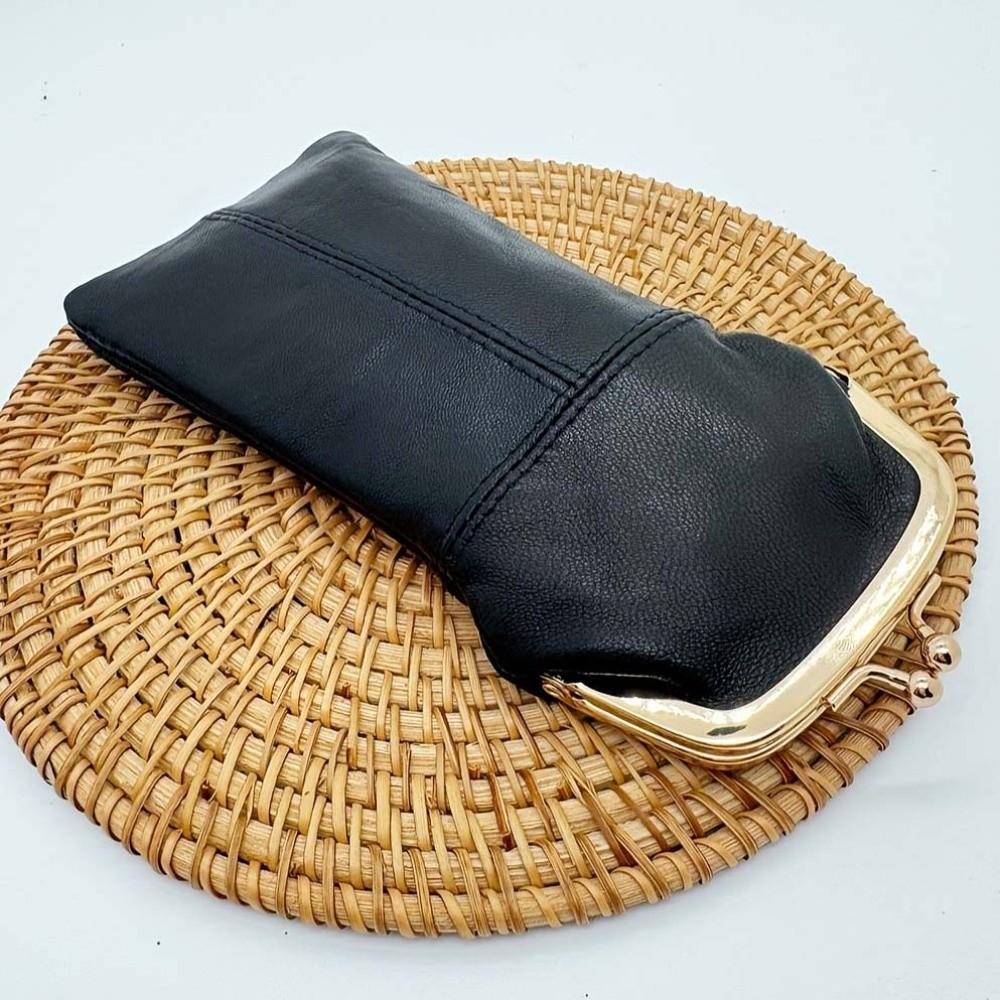 Secure Closure Retro Clasp Eyeglasses Bag Vintage Sunglasses Pouch  Lipstick Cosmetics Storage