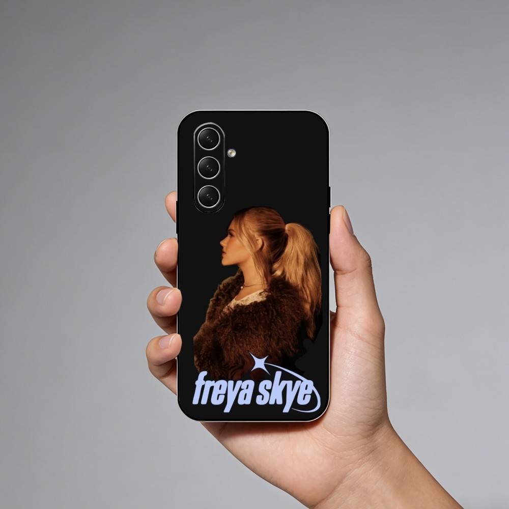 F-Freya Skye Singer Phone Case For Samsung Galaxy A73,A21s,A22,A31,A52,A53,A71,A41Soft Black Shell