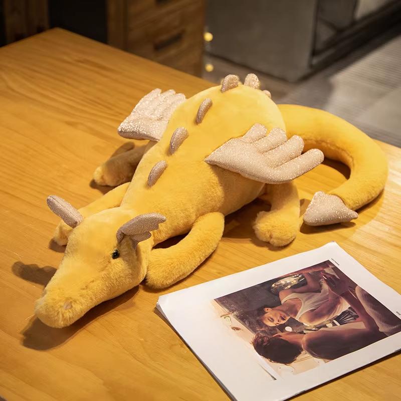 100cm drak plyšové hračky plněné dinosaurus létající křídla zelená žlutá šedá draci panenky kreslený narozeninový vánoční dárek pro chlapce dekorace