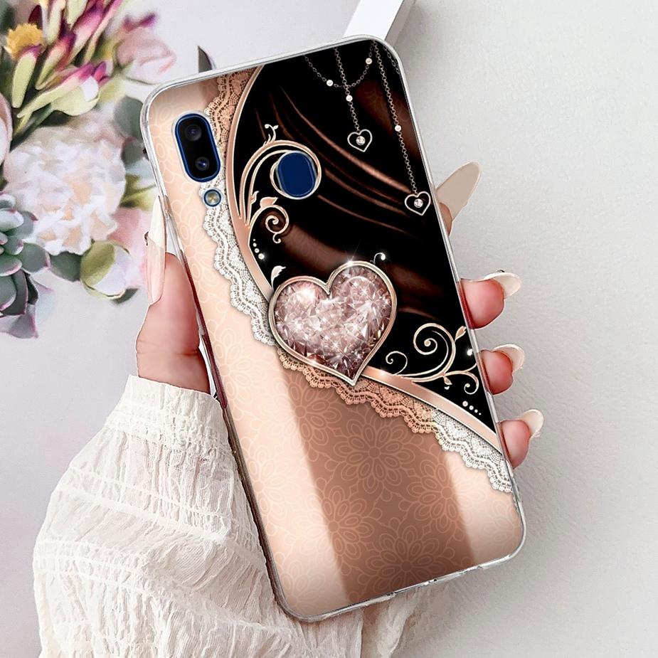 For Samsung Galaxy A10 A20 A30 Case A105F A205F A305F Cute Fashion Painted Cover Soft Silicone Case For Samsung A20 A 10 30 Bags
