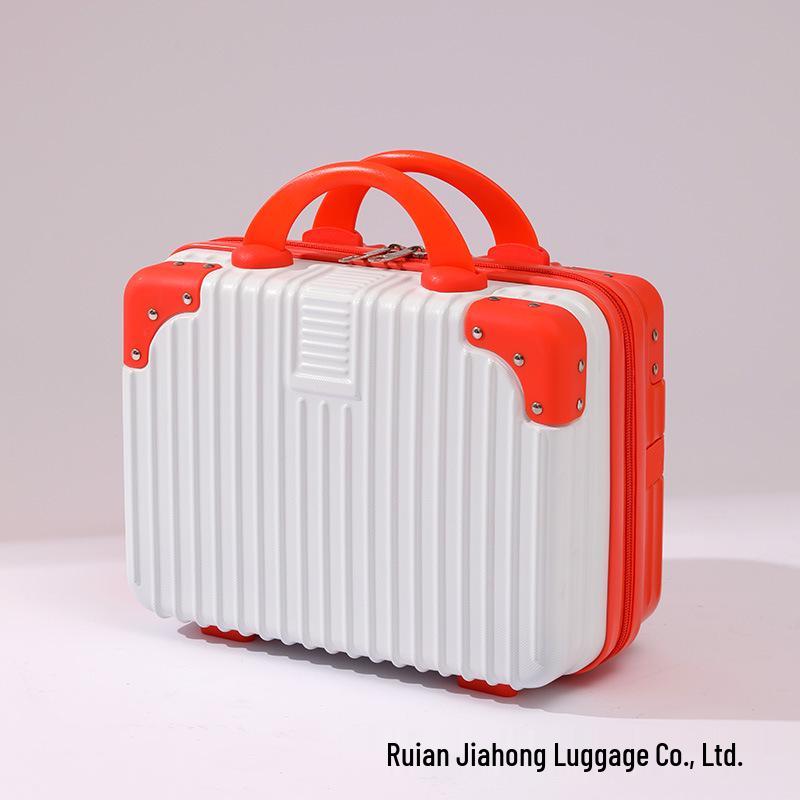 14-Inch Handheld Mini Travel Makeup Case with Password Lock