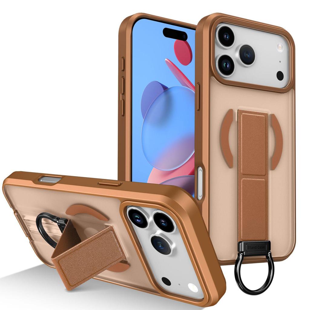 iPhone 17 Pro Max Hautgefühl Magnetischer D-Ring Halter Sturzsichere Hülle