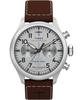 Waterbury TW2Y38700 Quartz Men's Watch 100m Water Resistant Mineral Glass Silver Dial Stainless Steel