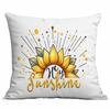 Retro Sunflower Sun Pillow Case Home Sofa Cushion Pillow Case