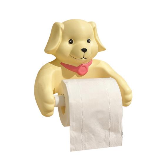 Cartoon Puppy Design Napkin Rack with Non-Slip Surface Easy Installation Tissue Storage Rack Decorative