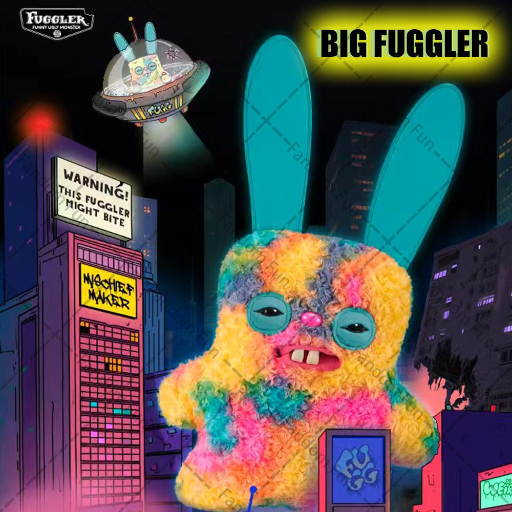 Große lustige hässliche Zahnmonster Plüschpuppe 38-45cm Weiches flauschiges Kaninchen Stofftier Kissen Spielzeug