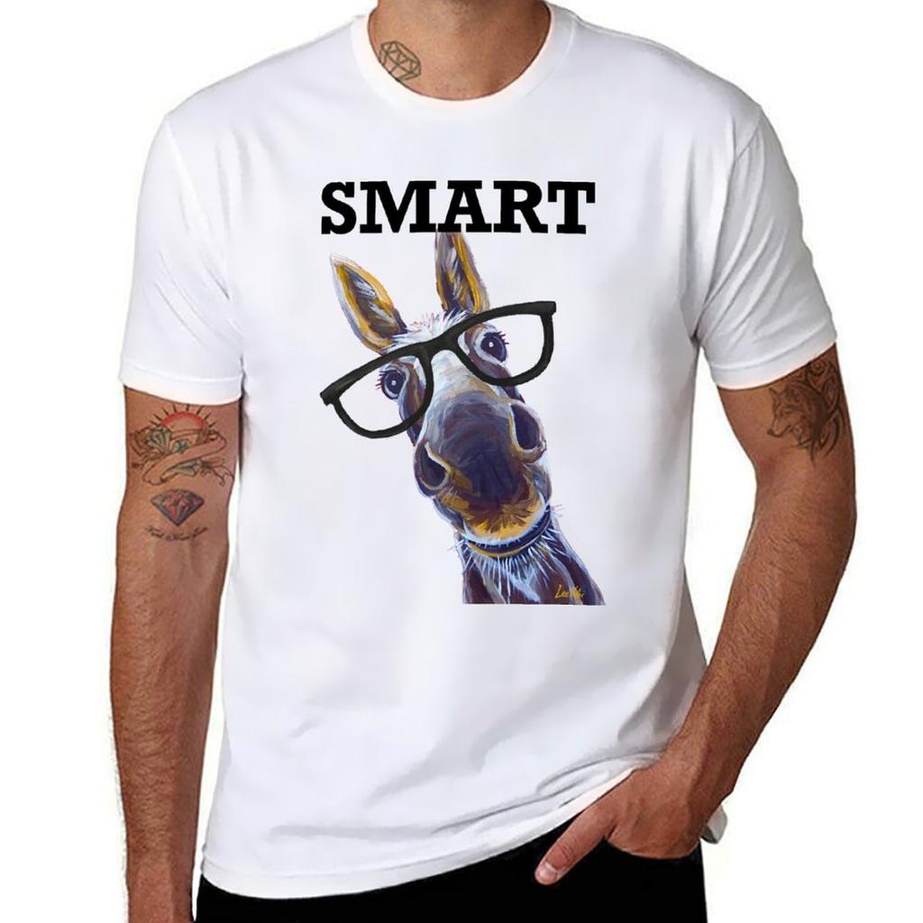 Smart Donkey Shirt Smart Ass Donkey Donkey Shirt Tshirt Cotton T Shirts High Quality Tshirt
