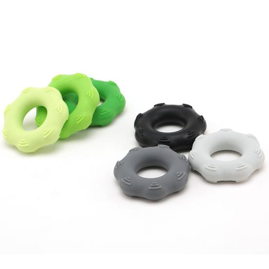 Hand Massage Grip Finger Strength Exercise Training Rehabilitation Silicone Ring
