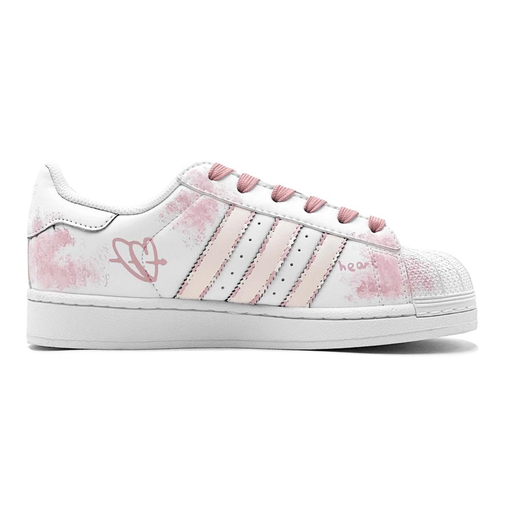 adidas Originals Superstar 2 Růžová Planeta Králík Nízké Ležérní Skateboardové Boty Unisex Růžová Bílá IH8659(TeamS2-S-BOX)