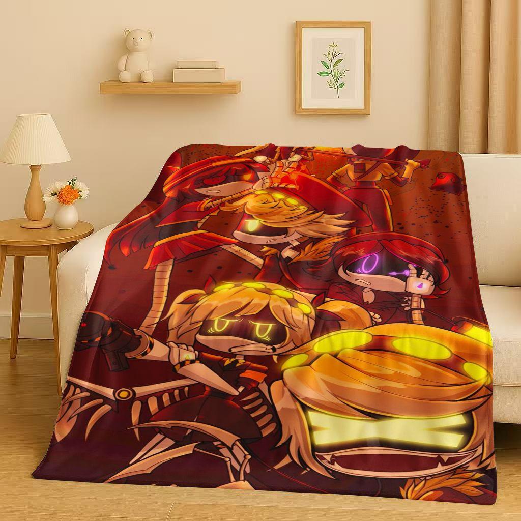 HD Kreslená Vražedná Dron V Uzi J Robot Flanelová Přikrývka, Ultra Měkká Teplá Plyšovádeka pro Domácí Ložnici Postel Pohovku Kryt Piknik Děti