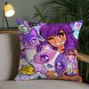Anime Aphmau Pillow Case Square DoubleSided Printing Sofa Cushion Cover Pillowcase Bedroom Bedside