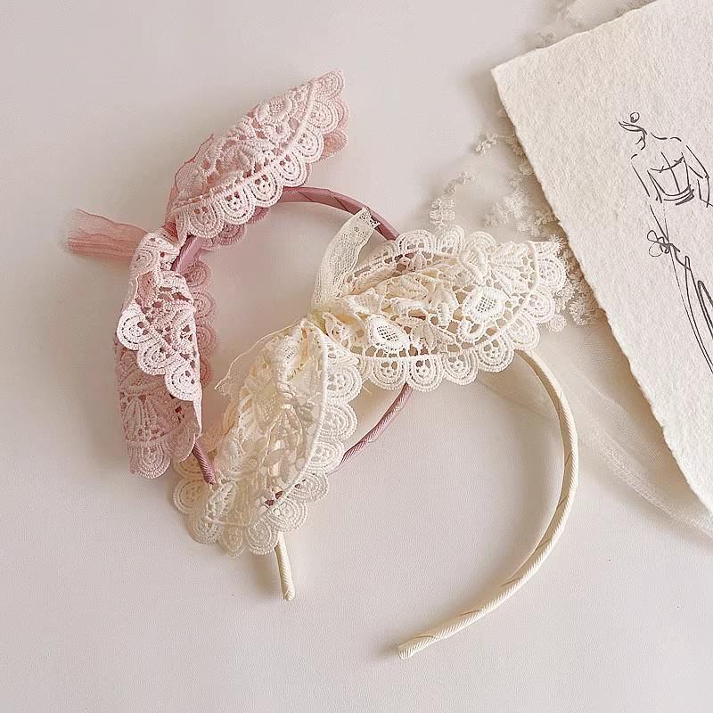 French Retro Princess Lace Pearl Lolita Headband & Hair Accessories